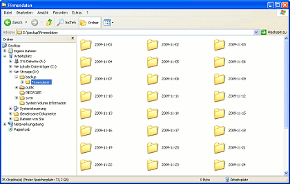 Explorer Backup Folder